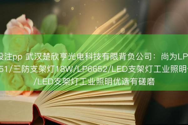 投注pp 武汉楚欣亨光电科技有限背负公司：尚为LP6676/LP6651/三防支架灯18W/LP6652/LED支架灯工业照明优选有磋磨